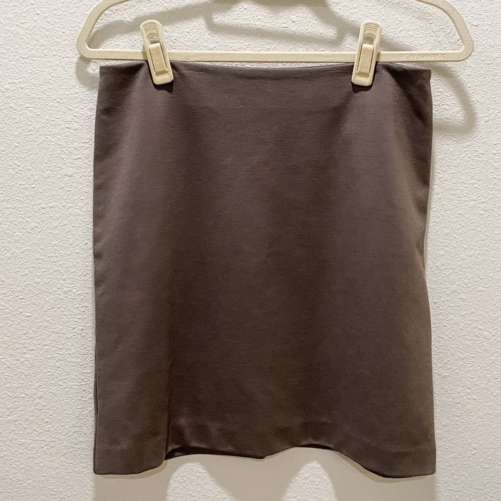 NEW YORK & COMPANY Light Gray Stretch Skirt 6